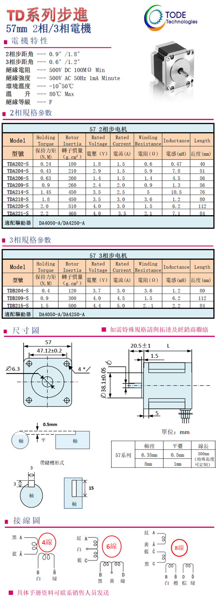 步進電機57系列3相 步進電機57系列3相